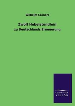 Paperback Zwolf Hebelstundlein [German] Book