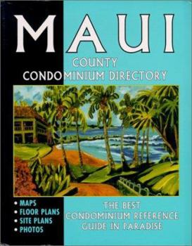 Paperback Maui County Condominium Directory Book