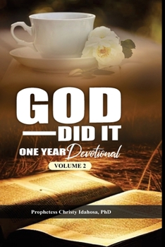 Paperback God did it: One year daily devotional Book