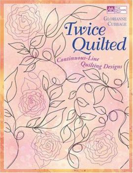 Paperback Twice Quilted: Continuous-Line Quilting Designs Book