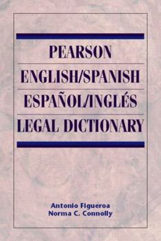 Hardcover Supplement: Pearson English/Spanish Espaol/Ingl's Legal Dictionary - Legal Terminology 4/E Book