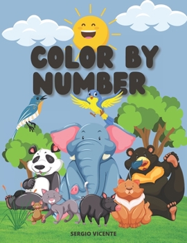 Paperback Color by Number [Spanish] Book