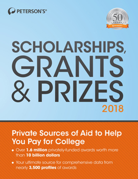 Paperback Scholarships, Grants & Prizes 2018 Book