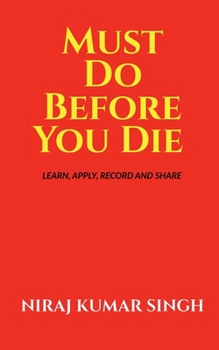 Paperback Must Do Before You Die Book