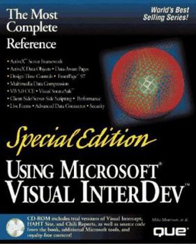 Paperback Special Edition Using Microsoft Visual InterDev [With *] Book