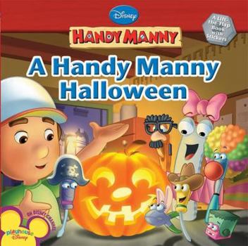 Paperback A Handy Manny Halloween [With Sticker(s)] Book