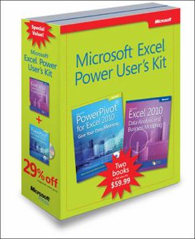 Paperback Microsofta Excela Power User's Kit: Microsofta Powerpivot for Excela 2010 & Microsofta Office Excela 2010: Data Analysis and Business Modeling, 3e Book