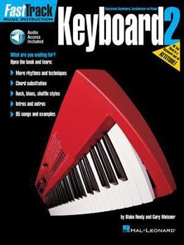 Paperback Fasttrack Keyboard Method - Book 2 [With CD] Book