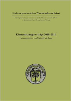 Paperback Klassensitzungsvortrage 2010-2011 [German] Book