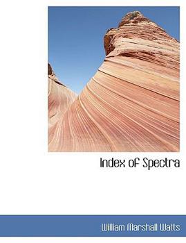 Paperback Index of Spectra [Large Print] Book