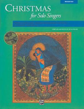 Paperback Christmas for Solo Singers: Medium High Voice, Book & Online Audio Book
