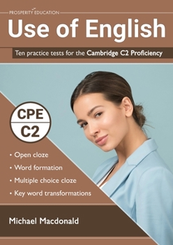 Paperback Use of English: Ten practice tests for the Cambridge C2 Proficiency Book