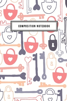 Paperback Composition Notebook: College Ruled 6" x 9" Writing Notes Journal, Office, Kids, School and college student. Book