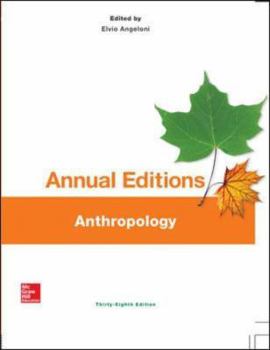 Paperback Annual Editions: Anthropology, 38/E Book