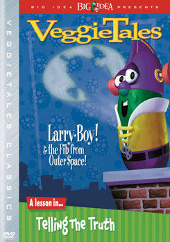 DVD Veggie Tales: Larry-Boy & The Fib From Outer Space Book