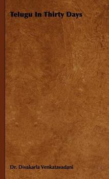 Hardcover Telugu in Thirty Days Book