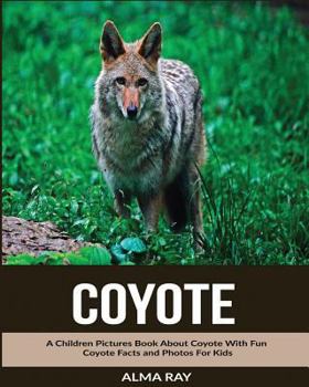 Paperback Coyote: A Children Pictures Book About Coyote With Fun Coyote Facts and Photos For Kids Book