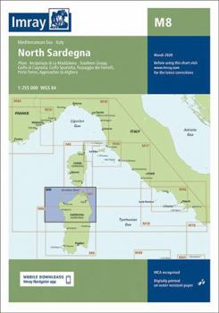 Map Imray Chart M8: North Sardegna (Imray M Charts) Book