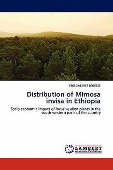Paperback Distribution of Mimosa Invisa in Ethiopia Book