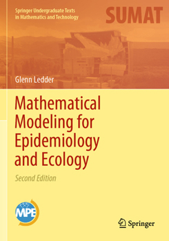 Paperback Mathematical Modeling for Epidemiology and Ecology Book