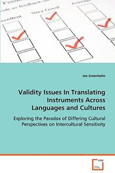 Paperback Validity Issues in Translating Instruments Across Languages and Cultures Book