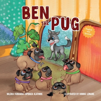 Paperback Ben The Pug (English-Spanish Edition) Book