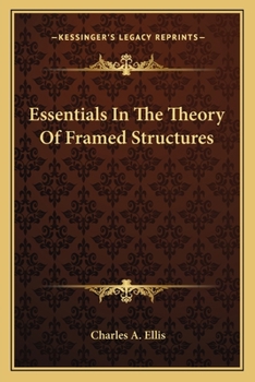 Paperback Essentials In The Theory Of Framed Structures Book