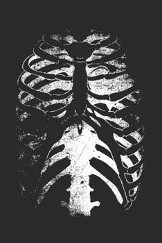 Paperback Skeleton Notebook: 6x9inch Skeleton Notebook Dotgrid Book