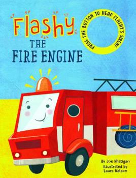 Board book Flashy The Fire Engine - Sound Book - Children's Board Book - Interactive Fun Child's Book - Book for Boys or Girls Book