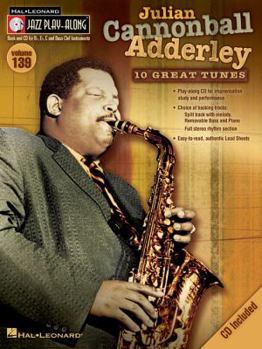 Paperback Julian Cannonball Adderley: Jazz Play-Along Volume 139 [With CD (Audio)] Book