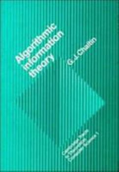 Hardcover Algorithmic Information Theory Book