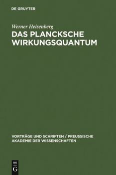 Hardcover Das Plancksche Wirkungsquantum [German] Book