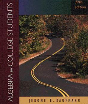 Hardcover Algebra for College Students Book