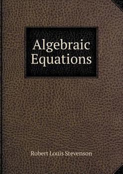 Paperback Algebraic Equations Book