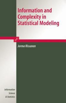 Paperback Information and Complexity in Statistical Modeling Book