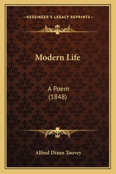Paperback Modern Life: A Poem (1848) Book