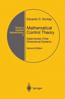 Paperback Mathematical Control Theory: Deterministic Finite Dimensional Systems Book