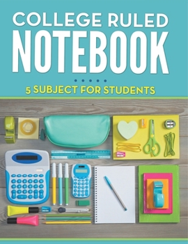College Ruled Notebook - 5 Subject For Students