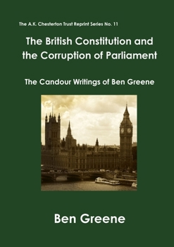 Paperback The British Constitution and the Corruption of Parliament Book