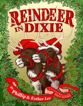 Hardcover Reindeer in Dixie Book