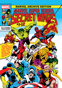 Hardcover Marvel Archive Edition: Marvel Super Heroes Secret Wars Gallery Edition Mike Zeck Original First Issue Cover Book