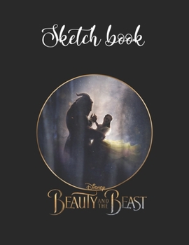 Paperback Composition Book: Disney Beauty And The Beast Belle Enchanted Dance Lovely Composition Notes Notebook for Work Marble Size College Rule Book