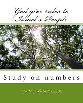 Paperback God give rules to Israel's People: Commentary on Numbers Book