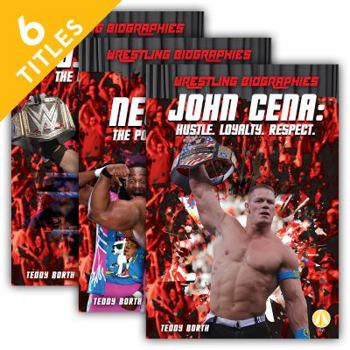 Library Binding Wrestling Biographies Set Book