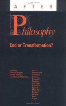 Paperback After Philosophy: End or Transformation? Book