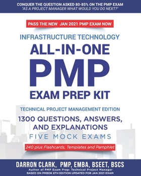 Paperback All-In-One PMP(R) EXAM PREP Kit,1300 Question, Answers, and Explanations, 240 Plus Flashcards, Templates and Pamphlet Updated for Jan 2021 Exam: Based Book