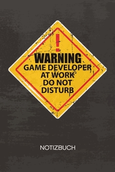 Paperback NOTIZBUCH A5 Dotted: Spiele Entwickler Notizheft GEPUNKTET 120 Seiten - Indie Game Dev Notizblock Game Dev bei der Arbeit Skizzenbuch - Gam [German] Book
