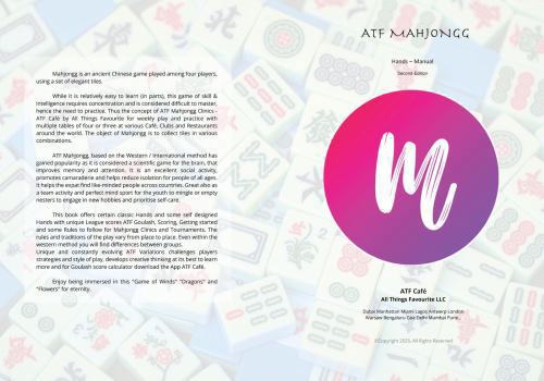 Paperback ATF Mahjongg: Hands & Manual Book