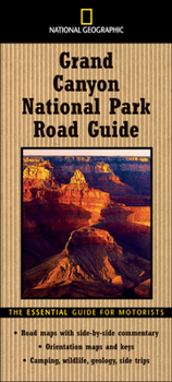 Paperback National Geographic Road Guide to Grand Canyon National Park Book
