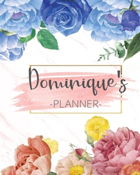 Dominique's Planner: Monthly Planner 3 Years January - December 2020-2022 | Monthly View | Calendar Views Floral Cover - Sunday start